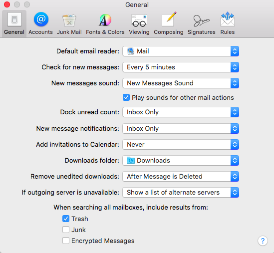 configuring mac mail for exchange 2010
